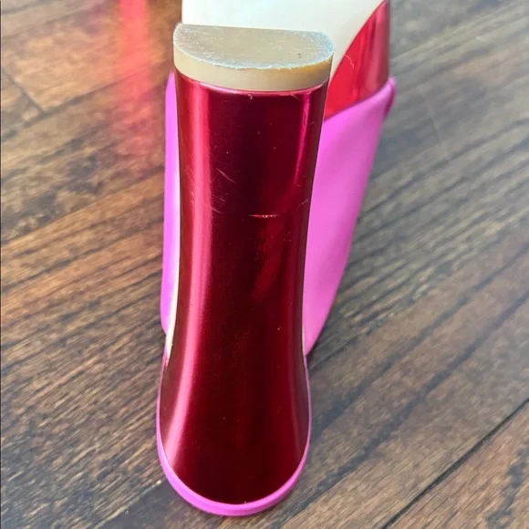 Malone Souliers Pink and Red Platform Heels - Picture 11 of 15